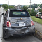 Fiat with back end damage